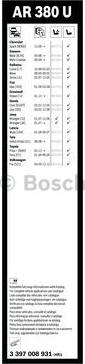 BOSCH 3 397 008 931 - Wiper Blade www.autospares.lv