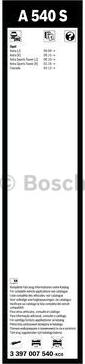 BOSCH 3 397 007 540 - Wiper Blade www.autospares.lv