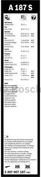 BOSCH 3 397 007 187 - Щетка стеклоочистителя www.autospares.lv