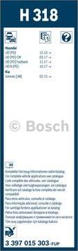 BOSCH 3 397 015 303 - Stikla tīrītāja slotiņa www.autospares.lv