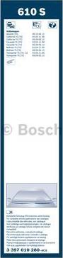 BOSCH 3 397 010 280 - Stikla tīrītāja slotiņa www.autospares.lv