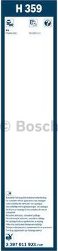 BOSCH 3 397 011 923 - Stikla tīrītāja slotiņa www.autospares.lv