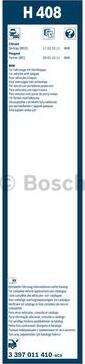 BOSCH 3 397 011 410 - Stikla tīrītāja slotiņa www.autospares.lv