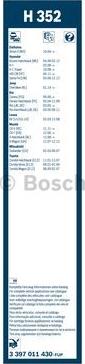 BOSCH 3 397 011 430 - Stikla tīrītāja slotiņa www.autospares.lv