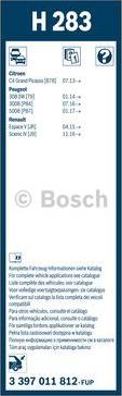 BOSCH 3 397 011 812 - Stikla tīrītāja slotiņa www.autospares.lv