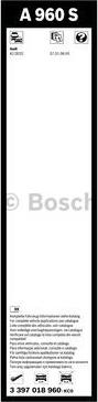 BOSCH 3 397 018 960 - Wiper Blade www.autospares.lv