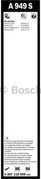 BOSCH 3 397 118 949 - Wiper Blade www.autospares.lv