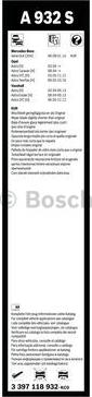 BOSCH 3 397 118 932 - Stikla tīrītāja slotiņa www.autospares.lv