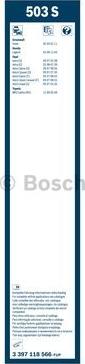 BOSCH 3 397 118 566 - Wiper Blade www.autospares.lv