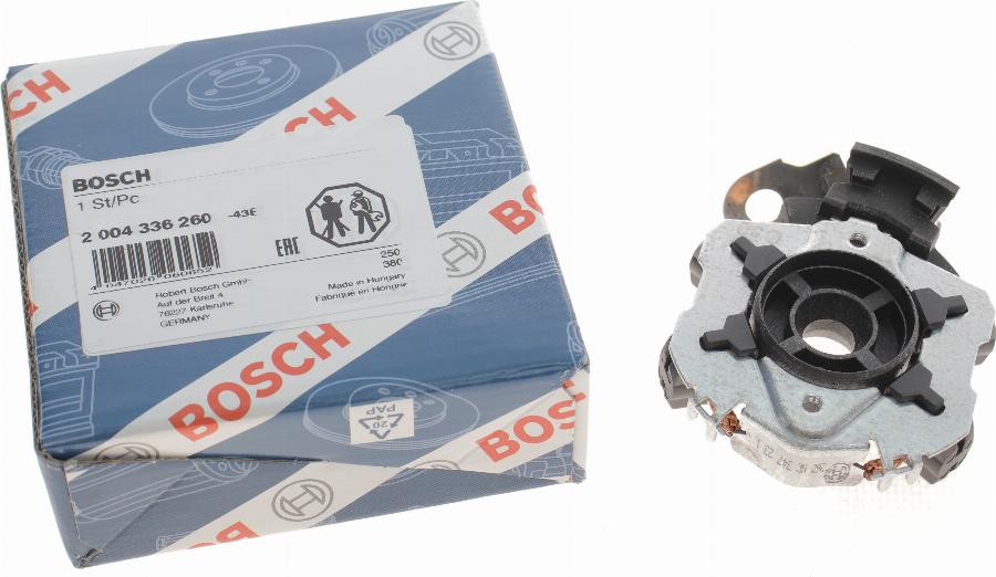 BOSCH 2 004 336 260 - Кронштейн, угольная щетка www.autospares.lv