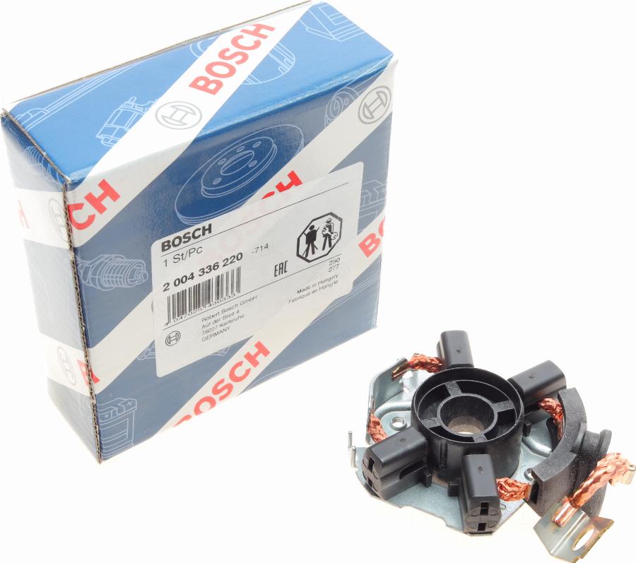 BOSCH 2 004 336 220 - Кронштейн, угольная щетка www.autospares.lv