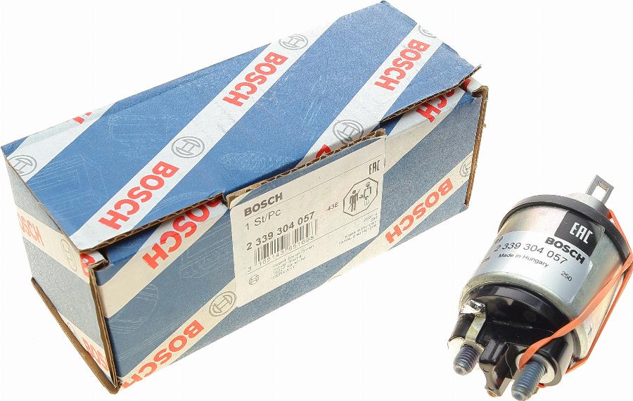 BOSCH 2 339 304 057 - Ievilcējrelejs, Starteris www.autospares.lv