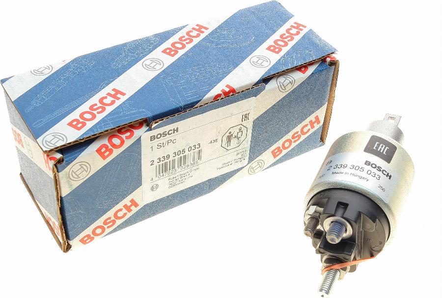 BOSCH 2 339 305 033 - Ievilcējrelejs, Starteris www.autospares.lv