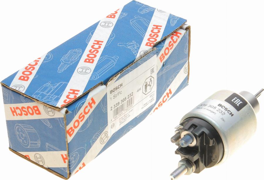 BOSCH 2 339 305 232 - Ievilcējrelejs, Starteris www.autospares.lv