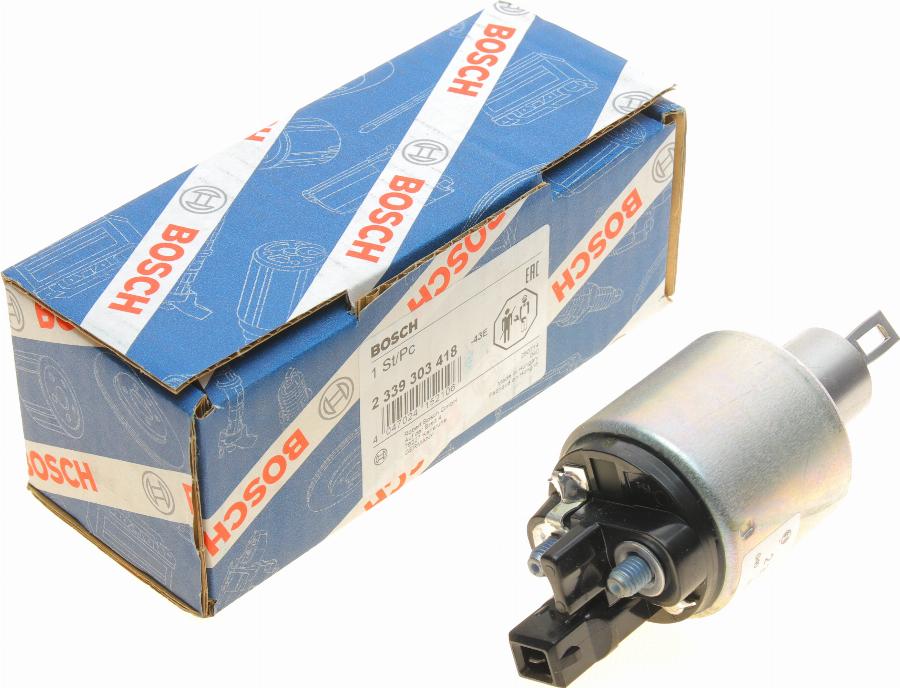 BOSCH 2 339 303 418 - Ievilcējrelejs, Starteris www.autospares.lv