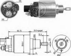 BOSCH 2339303202 - Ievilcējrelejs, Starteris www.autospares.lv