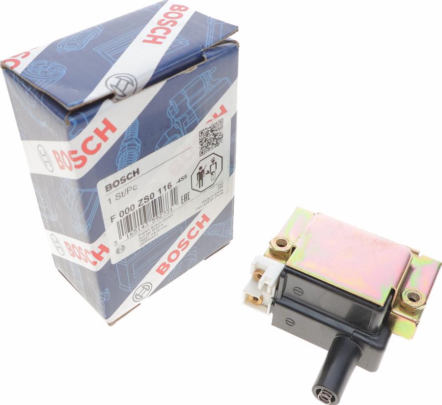 BOSCH F 000 ZS0 116 - Aizdedzes spole www.autospares.lv