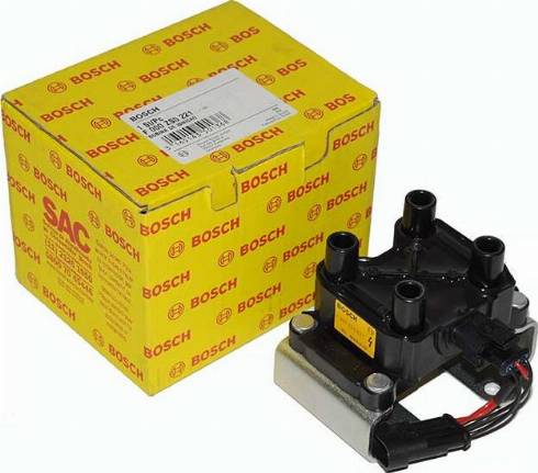 BOSCH F000ZS0221 - Aizdedzes spole www.autospares.lv