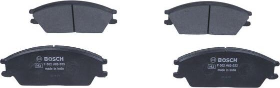 BOSCH F 002 H60 033 - Brake Pad Set, disc brake www.autospares.lv