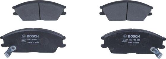 BOSCH F 002 H60 033 - Brake Pad Set, disc brake www.autospares.lv