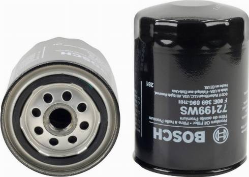 BOSCH F 00E 369 896 - Eļļas filtrs autospares.lv