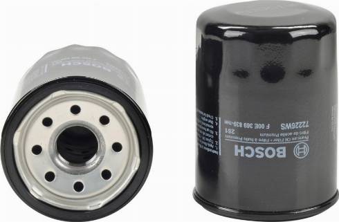 BOSCH F 00E 369 839 - Масляный фильтр www.autospares.lv