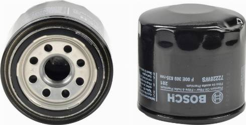 BOSCH F 00E 369 835 - Масляный фильтр www.autospares.lv