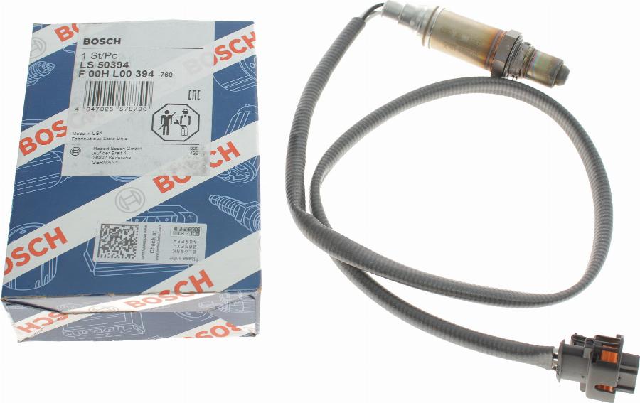 BOSCH F 00H L00 394 - Лямбда-зонд, датчик кислорода www.autospares.lv