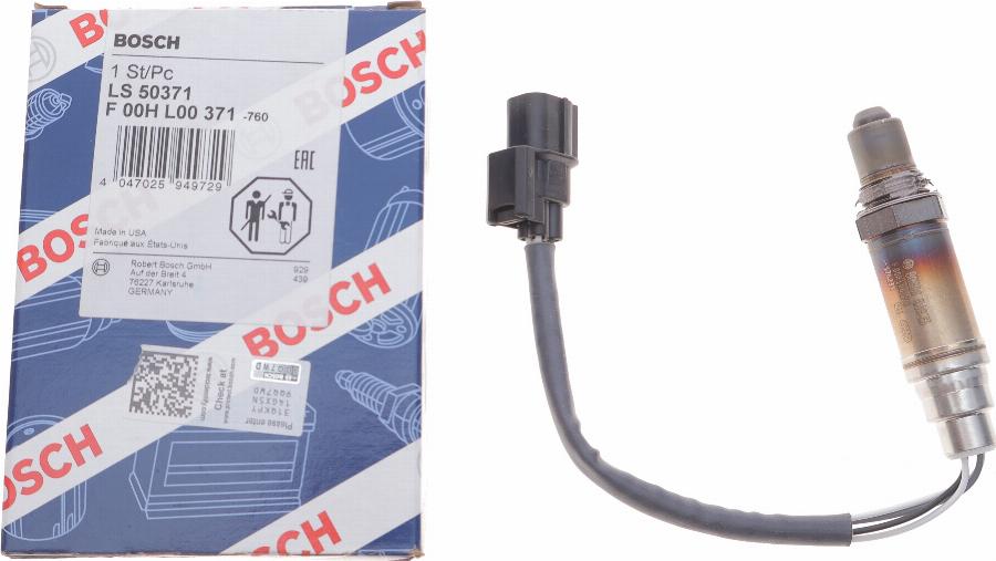 BOSCH F 00H L00 371 - Лямбда-зонд, датчик кислорода www.autospares.lv