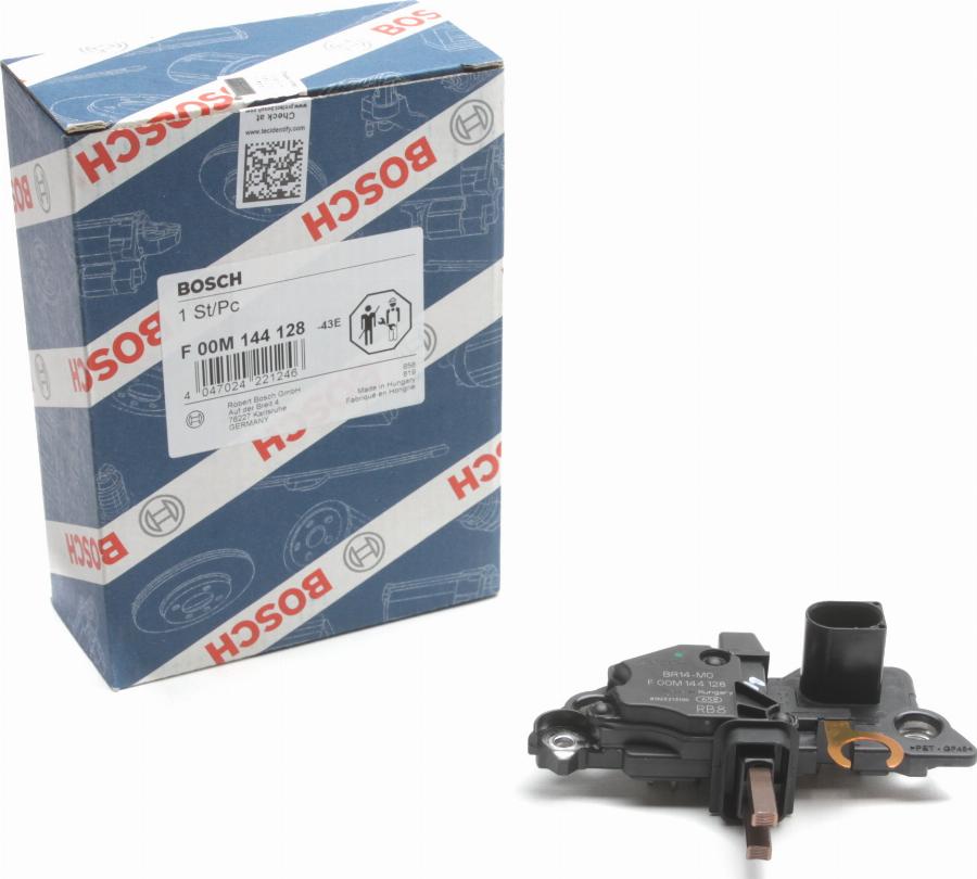 BOSCH F 00M 144 128 - Ģeneratora sprieguma regulators www.autospares.lv