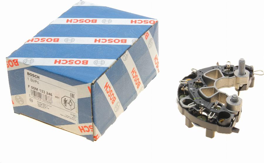 BOSCH F 00M 133 246 - Rectifier, alternator www.autospares.lv