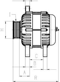 BOSCH F 032 111 413 - Ģenerators www.autospares.lv