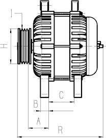 BOSCH F 032 112 274 - Ģenerators www.autospares.lv