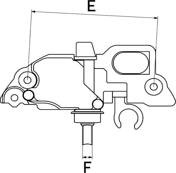 BOSCH F 032 139 044 - Ģeneratora sprieguma regulators www.autospares.lv