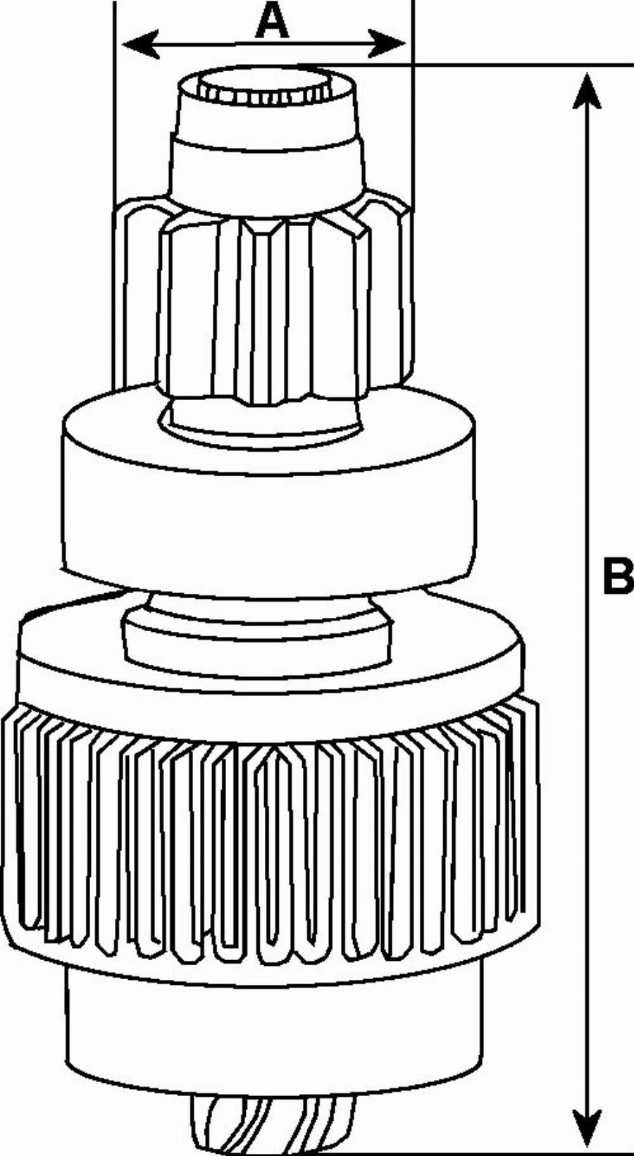 BOSCH F 032 137 950 - Zobrats, Starteris www.autospares.lv