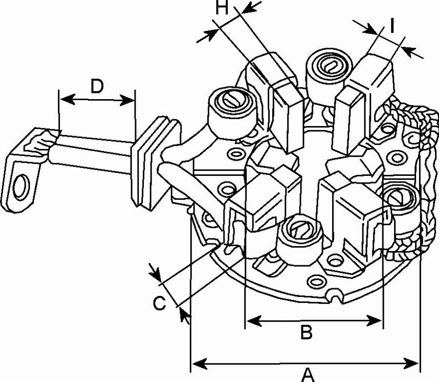 BOSCH F 032 137 618 - Kronšteins, Ogļu sukas www.autospares.lv