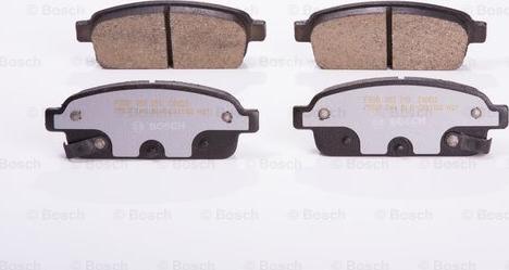 BOSCH F 03B 050 393 - Bremžu uzliku kompl., Disku bremzes www.autospares.lv