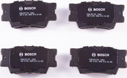 BOSCH F 03B 075 970 - Bremžu uzliku kompl., Disku bremzes www.autospares.lv