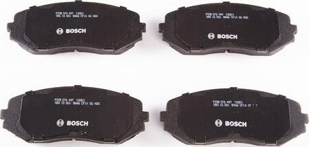 BOSCH F 03B 076 497 - Bremžu uzliku kompl., Disku bremzes www.autospares.lv