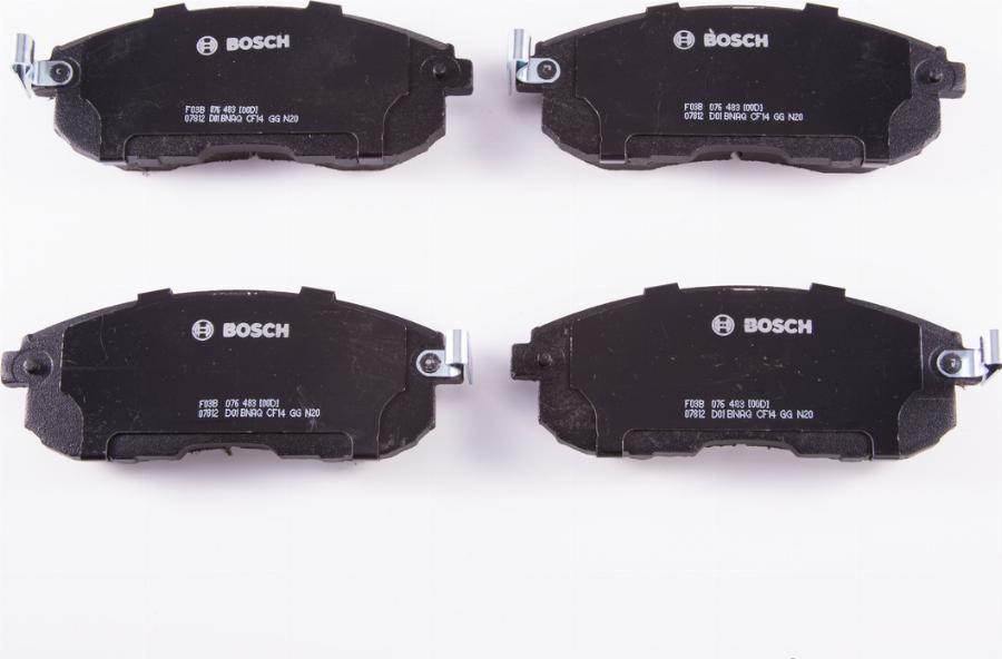 BOSCH F 03B 076 483 - Bremžu uzliku kompl., Disku bremzes www.autospares.lv