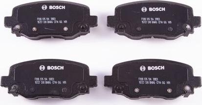 BOSCH F 03B 076 134 - Bremžu uzliku kompl., Disku bremzes www.autospares.lv