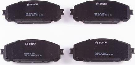 BOSCH F 03B 076 136 - Bremžu uzliku kompl., Disku bremzes www.autospares.lv