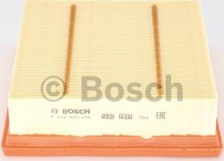 BOSCH F 026 400 498 - Gaisa filtrs www.autospares.lv