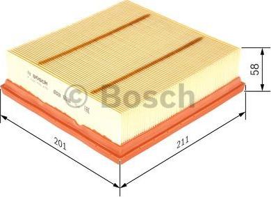 BOSCH F 026 400 498 - Air Filter, engine www.autospares.lv