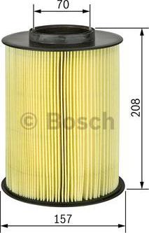 BOSCH F 026 400 492 - Gaisa filtrs www.autospares.lv