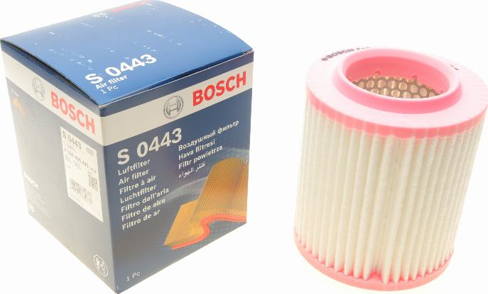 BOSCH F 026 400 443 - Gaisa filtrs www.autospares.lv