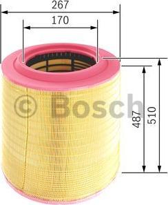 BOSCH F 026 400 483 - Air Filter, engine www.autospares.lv