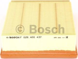 BOSCH F 026 400 437 - Gaisa filtrs www.autospares.lv