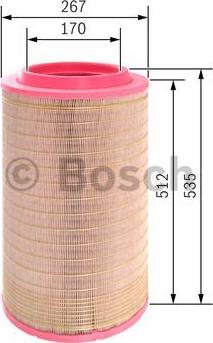 BOSCH F 026 400 532 - Gaisa filtrs www.autospares.lv