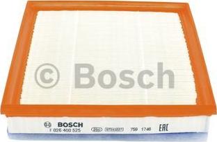 BOSCH F 026 400 525 - Gaisa filtrs www.autospares.lv